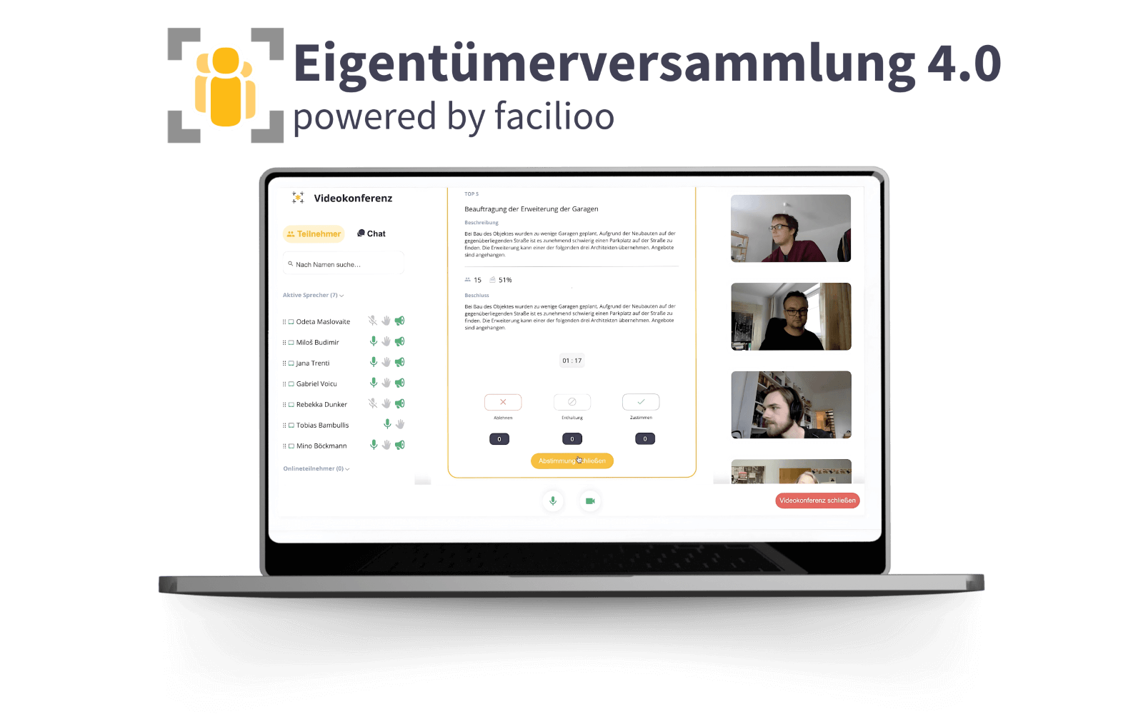 Die Eigentümerversammlung 4.0 Thumbnail für eine digitale Eigentümerversammlung